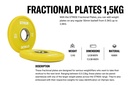 STRIDE Fractional Plate (single; 1,5kg) - COLOR