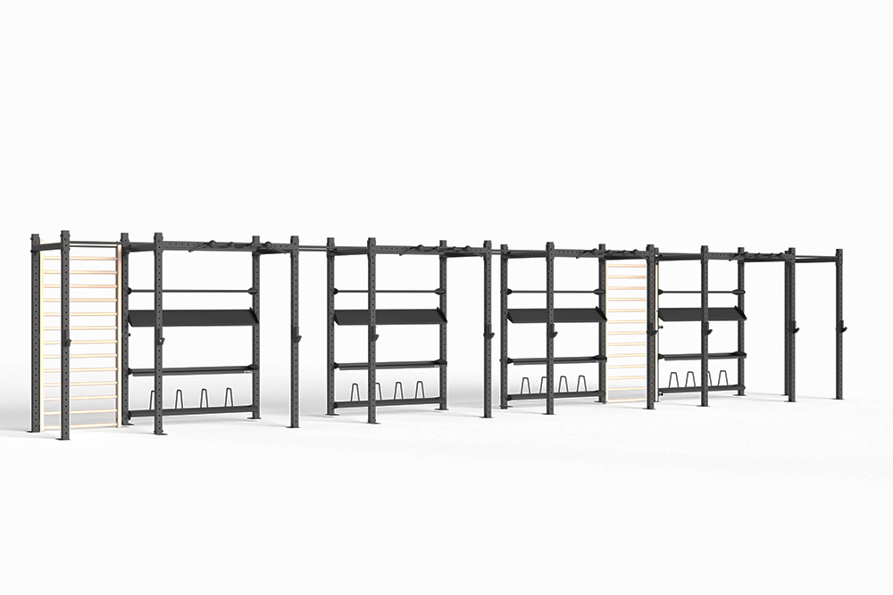 RAPTOR Power Rack with Shelves 5-4