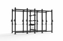 RAPTOR Double Power Rack Extended with shelves