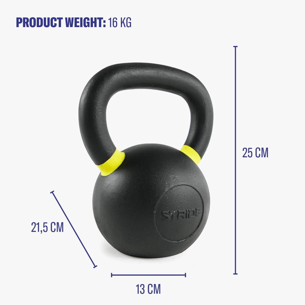 STRIDE Molded Kettlebell (16kg)