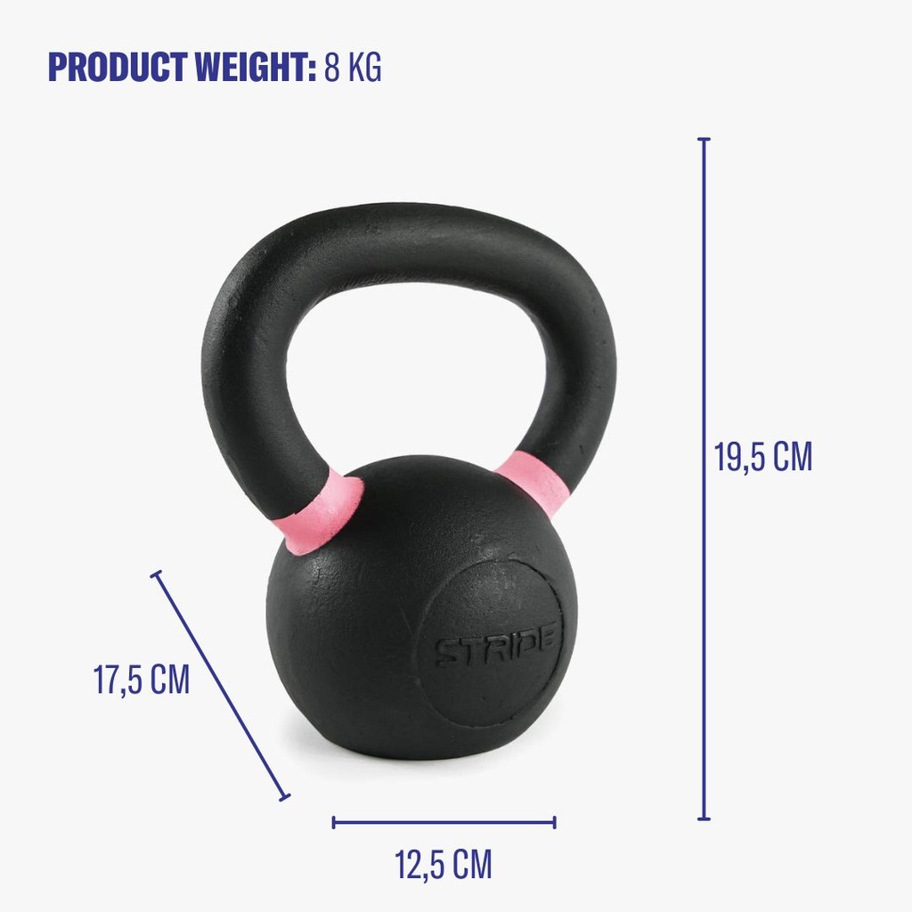 STRIDE Molded Kettlebell (8kg)