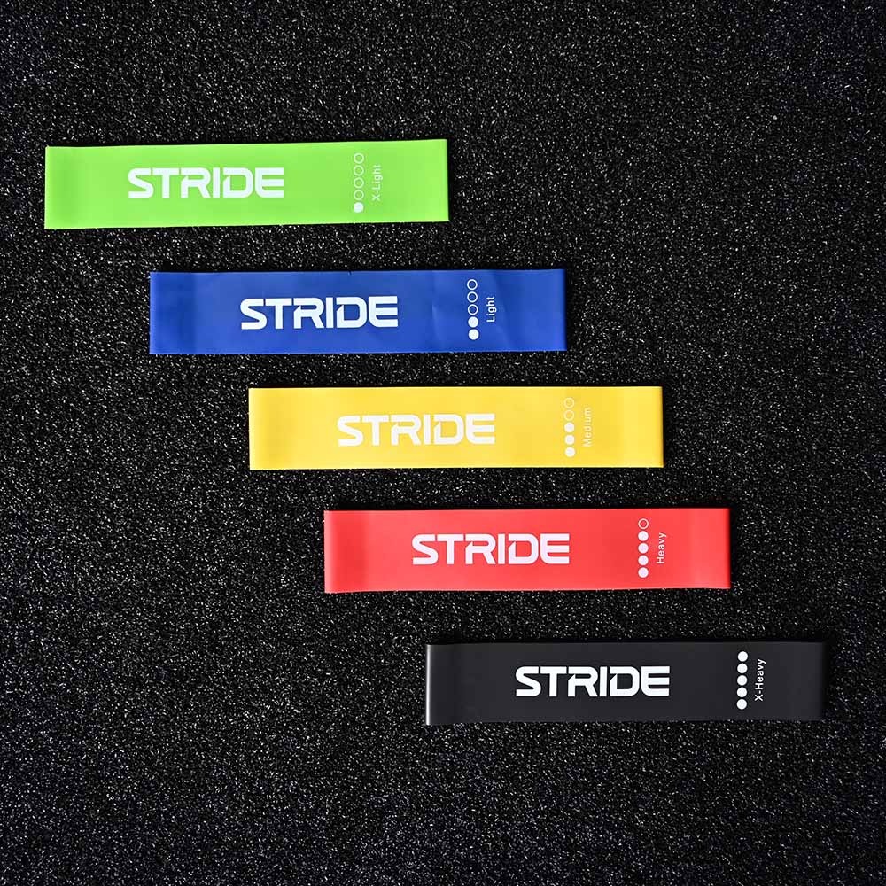 STRIDE Mini Band SET (5 pcs - 1pc of each resistance)