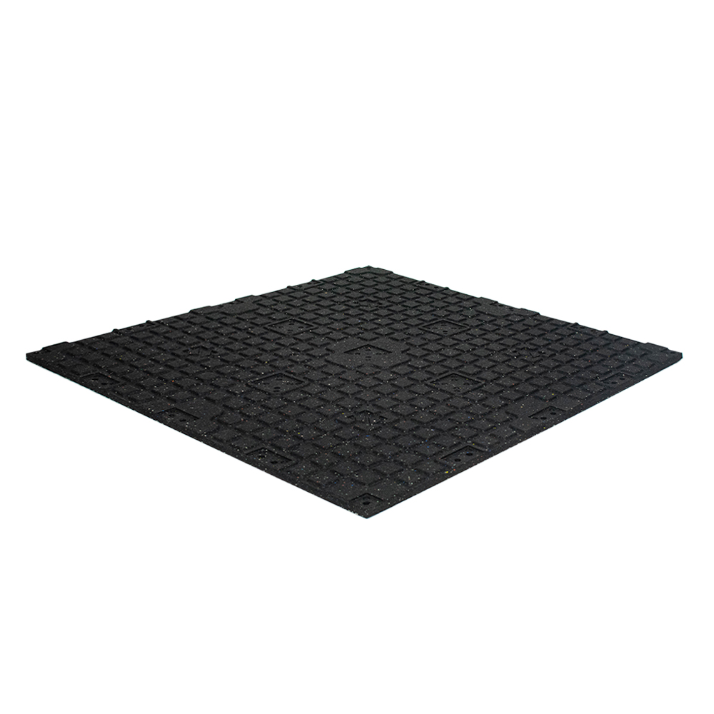 Connecting Rubber Tile |  15% Green  |  1m x 1m x 2cm