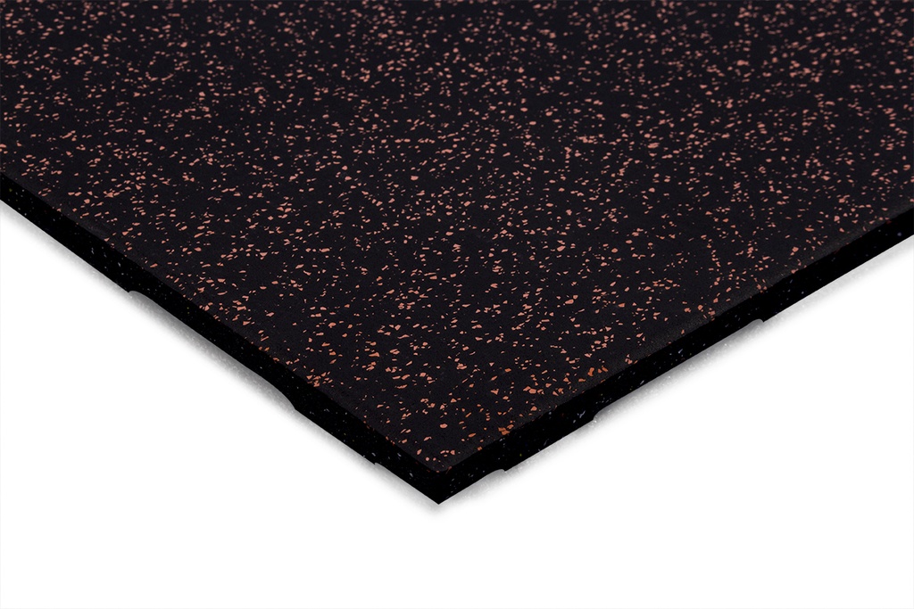 Connecting Rubber Tile |  15% Red  |  1m x 1m x 2cm