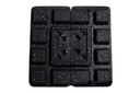 Connecting Rubber Tile |  15% Red  |  1m x 1m x 2cm