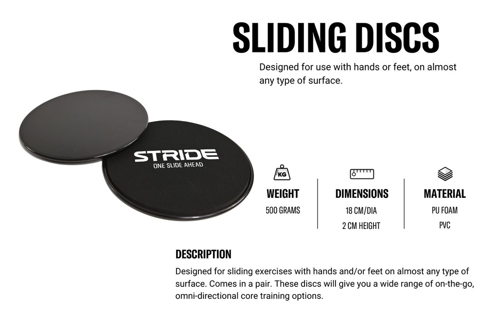 STRIDE Sliding Discs