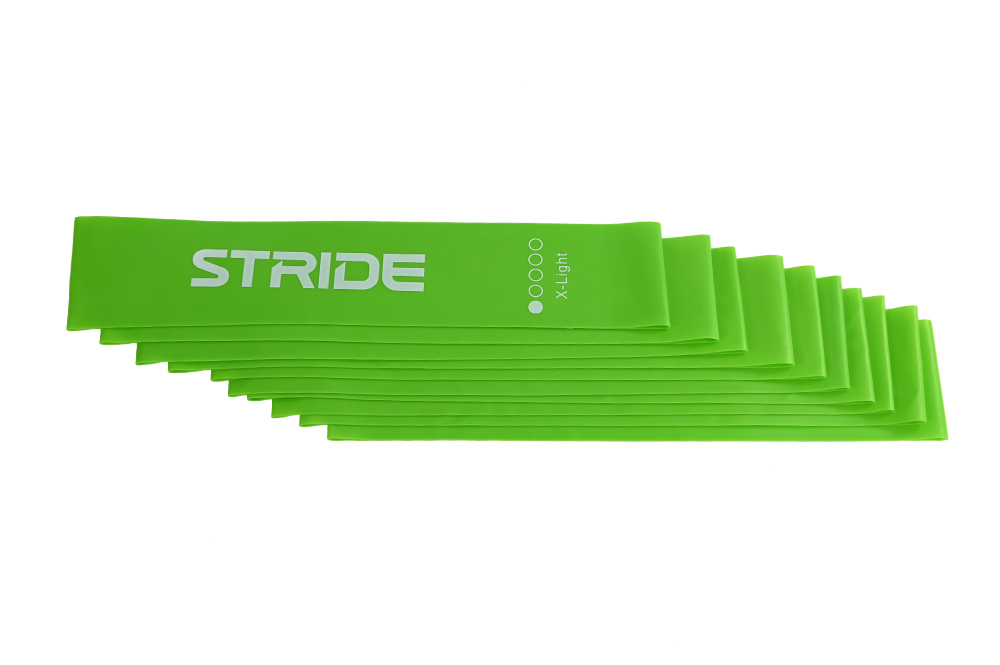 STRIDE Mini Band Extra Light (GREEN) set of 10