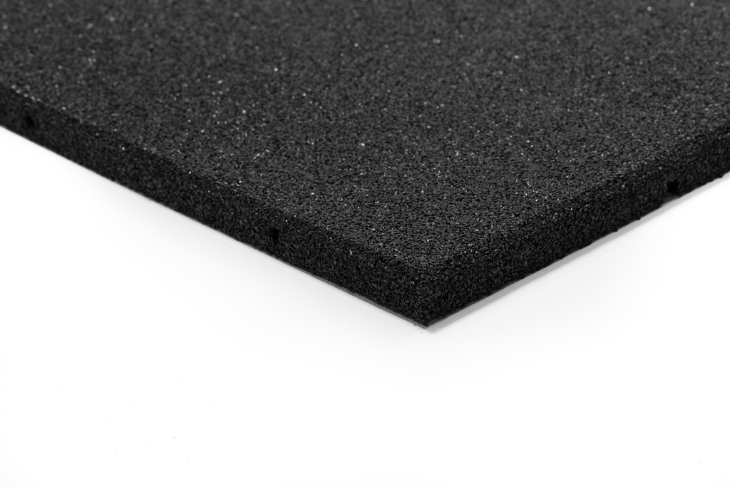Standard Rubber Tile | Black (20mm, density 1000)