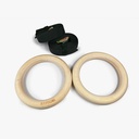 STRIDE Wooden Gym Rings (pair)