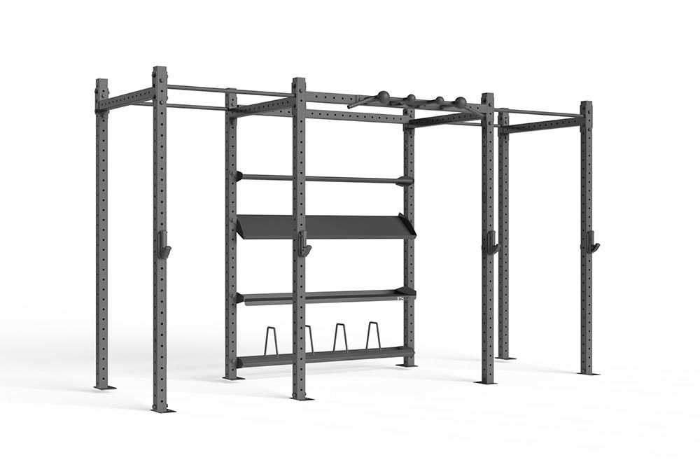 RAPTOR Power Rack with Shelves 2-1