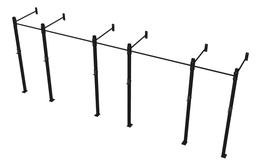 [EF-30-06658] Wall-mount HD Cross training rig 3-2 (1,13m from wall)
