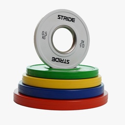 [STR-FRACPLATECOLORSET] STRIDE Fractional Plate SET (set of 5 pairs; 0,5kg-2,5kg) - COLOR