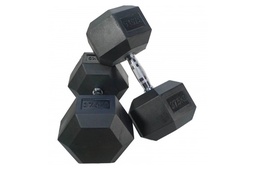 [STR-LBS-HEXDB60] Hex Rubber Dumbbell (single; 60lbs = 27,5kg) Discontinued Product