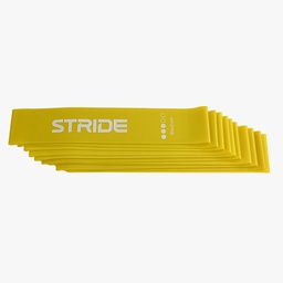 [STR-MINIBYEL10] STRIDE Mini Band  Medium (YELLOW) set of 10