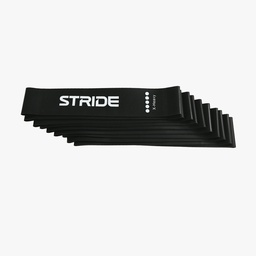 [STR-MINIBBLA10] STRIDE Mini Band extra heavy (BLACK) set of 10