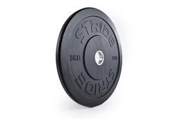 [STR-MOBUMPLATE5-SINGLE] STRIDE Molded Black Rubber Bumper Plate (single; 5kg)