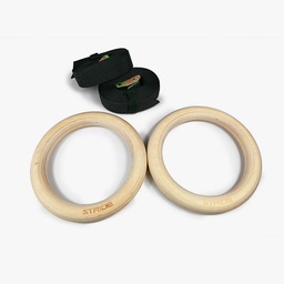 [STR-WOODRING] STRIDE Wooden Gym Rings (pair)