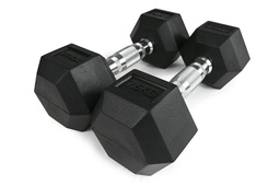 [STR-MOLHEXDB75-SINGLE] STRIDE Molded Hex Rubber Dumbbell (single; 7,5kg)