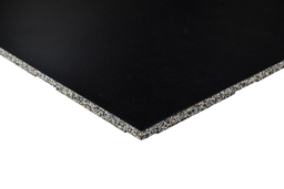 [VF-CONNBLACK20] STRIDE Connecting rubber tile | pure black | 1m x 1m x 2cm