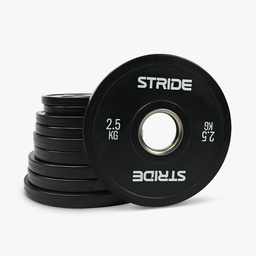 [STR-FRACPLATEBLACKSET] STRIDE Fractional Plate SET (set of 5 pairs; 0,5kg-2,5kg) - BLACK