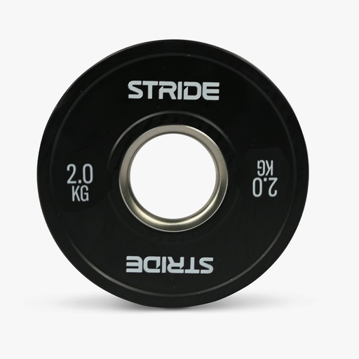 STRIDE Fractional Plate (single; 2kg) - BLACK