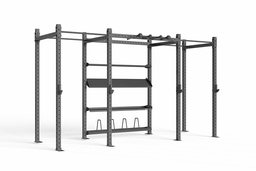 RAPTOR Power Rack with Shelves 2-1